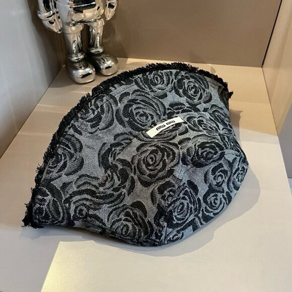Miu Miu Denim Bucket Hat | Size 57cm | Classic Blue | Fisherman Style
